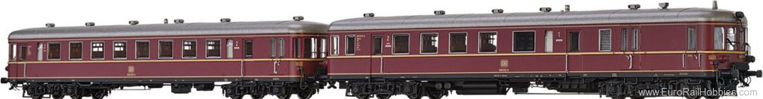 Brawa 44710 DB Diesel Railcar BR 660 and Trailer VS945 (d