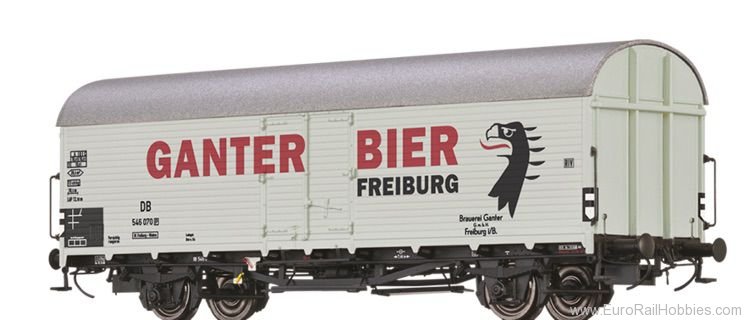 Brawa 47639 DB Refrigerator Car Ganter Bier Freiburg