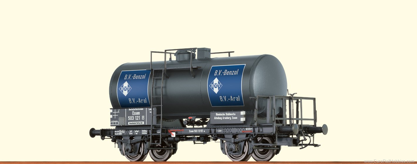 Brawa 50706 Brawa DRG 2 Axle ARAL Tank Car Essen 507 645 