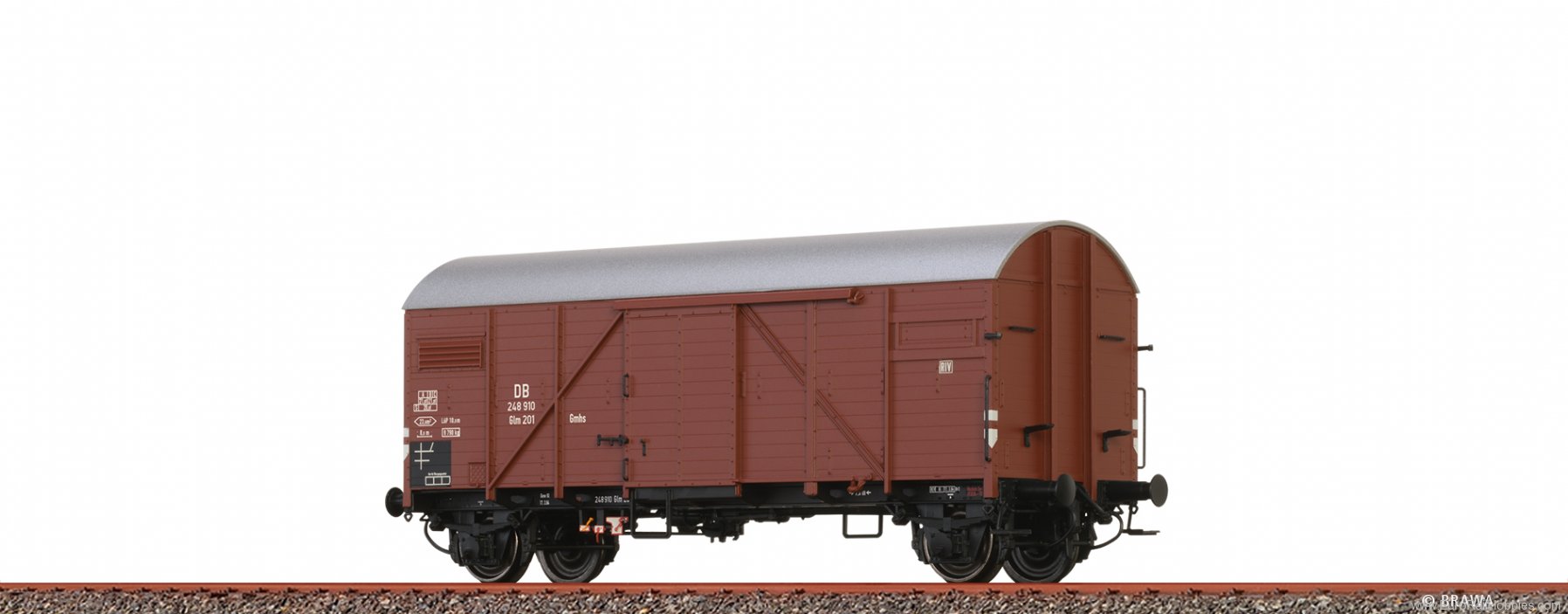 Brawa 50722 Covered Freight Car Glm201 DB