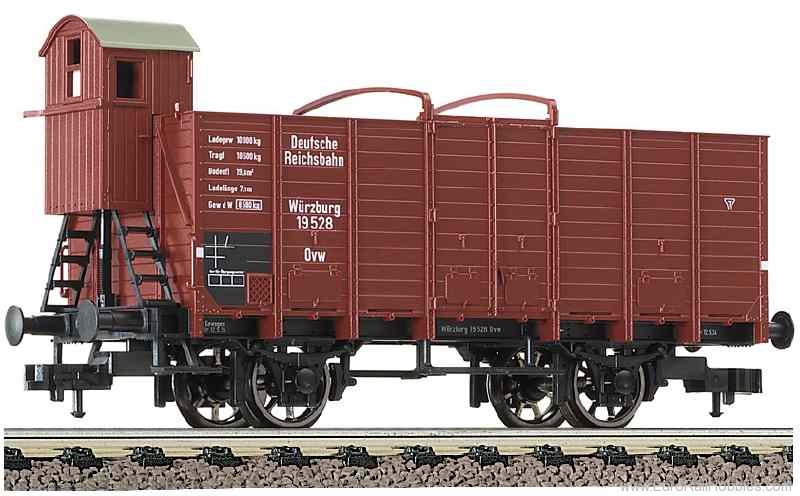 Fleischmann 5204 HO Open Goods Wagon With Brakeman S