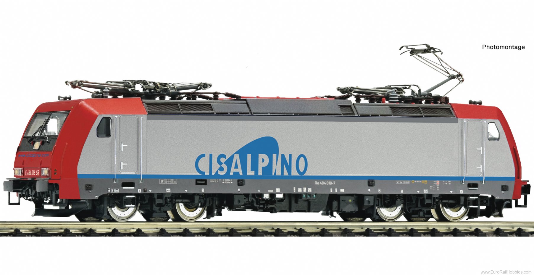 Fleischmann 7560017 Electric locomotive Re 484 018-7, Cisalpino (