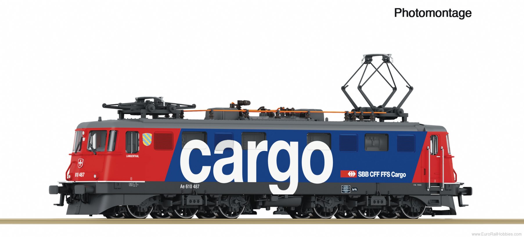 Fleischmann 7570063 SBB Electric locomotive Ae 610 487-1 DCC w/So