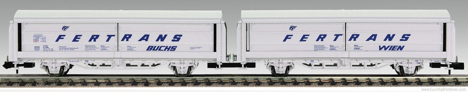 Fleischmann 833507 ÃBB Double sliding wall wagon unit 