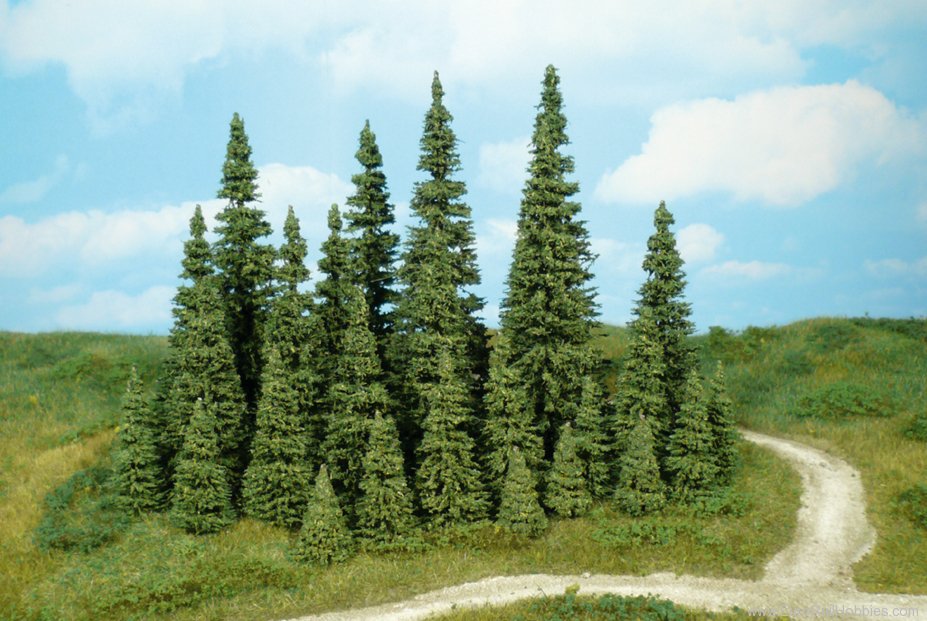 Heki 2181 25 Fir Trees 5-12 cm 