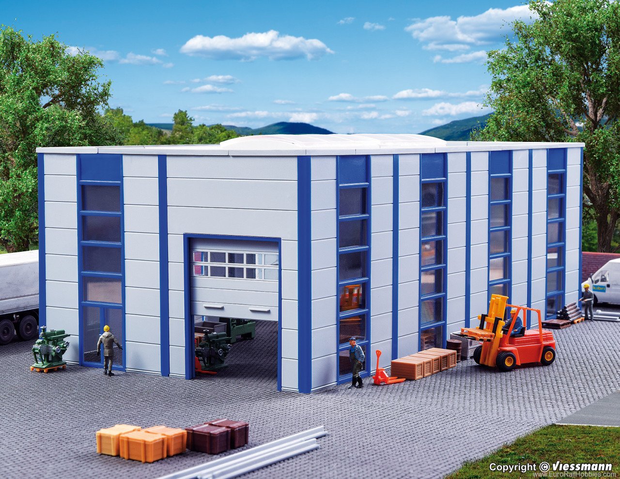 Kibri 39250 Warehouse / Industrial hall, modern