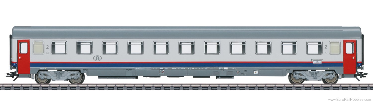 Marklin 43524 SNCB 'EC 90 Vauban' Express Train Passenger C