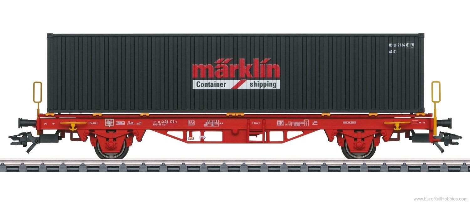 Marklin 47583 DB AG Type Lgs 580 Container Transport Car (2