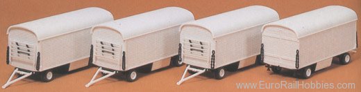 Preiser 20006 Equipment Wagon Set (undecorated) Kit 