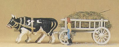 Preiser 30472 Hay wagon loaded small 