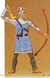 Preiser 50900 Soldiers 1:25 -- Archer Taking Arrow Out Of Q