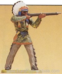 Preiser 54623 Ind chief standing shootg 