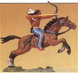 Preiser 54654 Indian on horse w/bow 