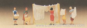 Preiser 79050 People Working -- Women Hanging Wash 