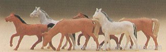 Preiser 79150 Animals -- Assorted Horses 