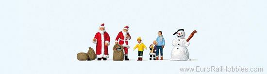 Preiser 79226 Santas, children, snowman