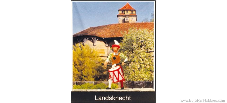 Preiser 99505 Landsknecht Soldier with drum