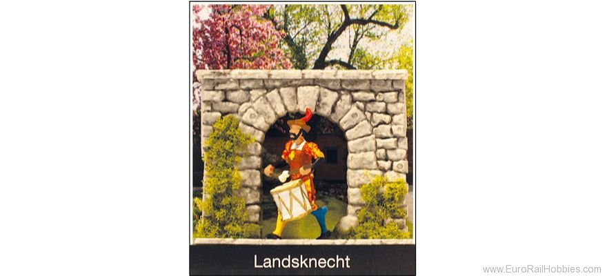 Preiser 99506 Landsknecht Soldier with drum