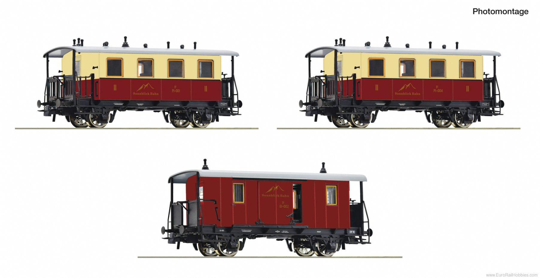 Roco 6200063 Roco 3-piece set: Rack-and-pinion train