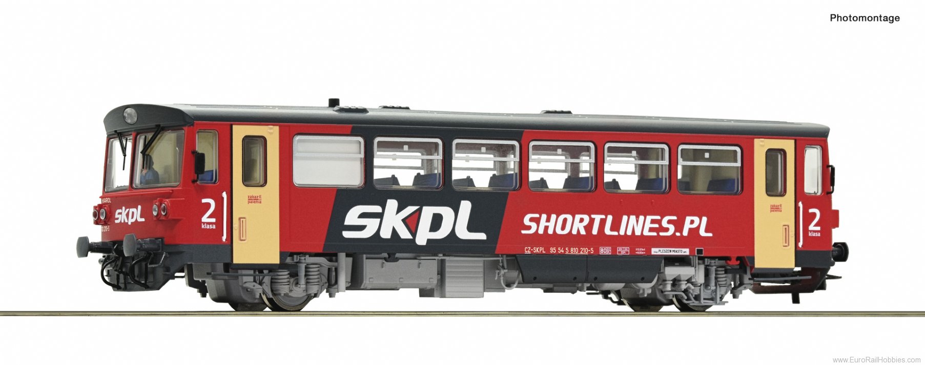Roco 70387 Diesel railcar 810 210-5, SKPL (Digital Sound