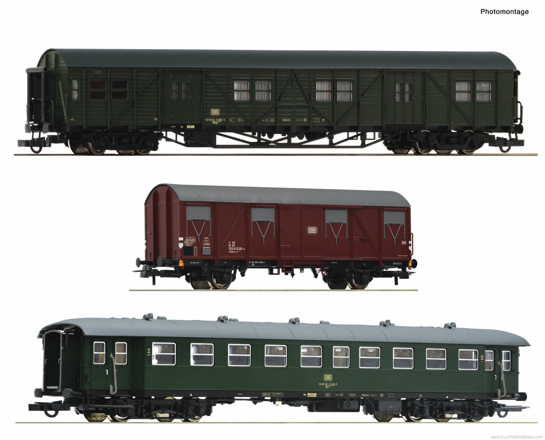 Roco 74010 3-piece set 1: Passenger train Freilassing, D