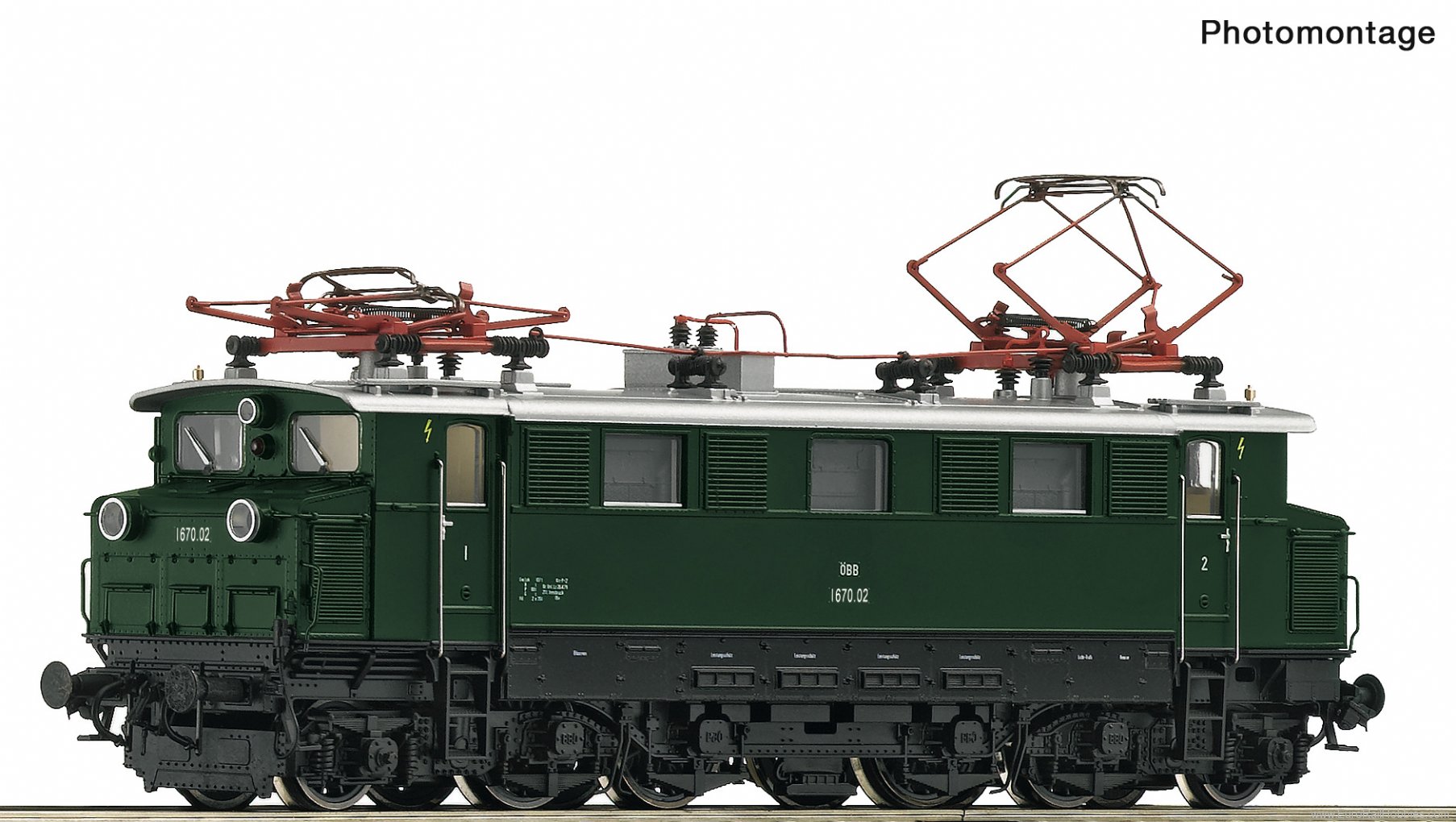 Roco 7500047 Electric locomotive 1670.02, ÃBB (DC Analo