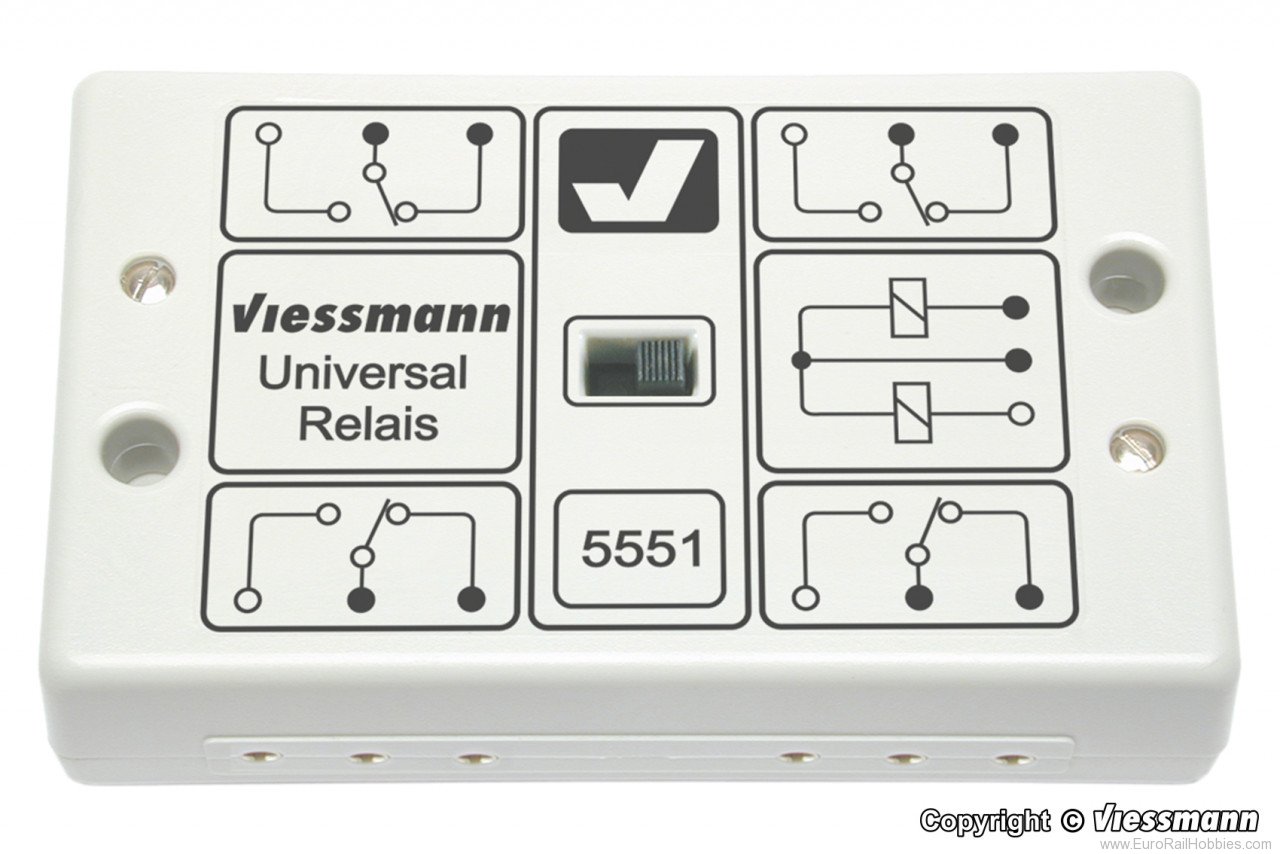 Viessmann 5551 Universal relay 1 x 4UM