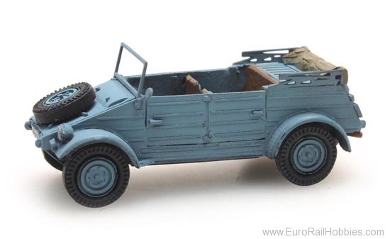 Artitec 387.236 KÃ¼belwagen VW 82 Blue CIVIL (Factory Sold 