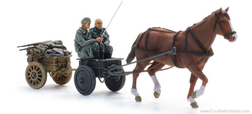Artitec 6870736 WM Infantry Cart with Horse + 2 Figures