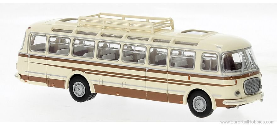 Brekina 58238 Skoda 706 RTO Lux Light Beige, Brown, 