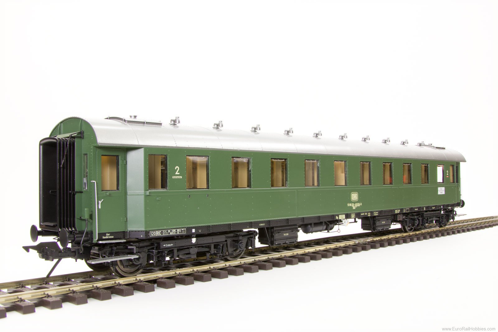 Lenz 41251.04 express train wagon size 29, 2nd class B4ue-2