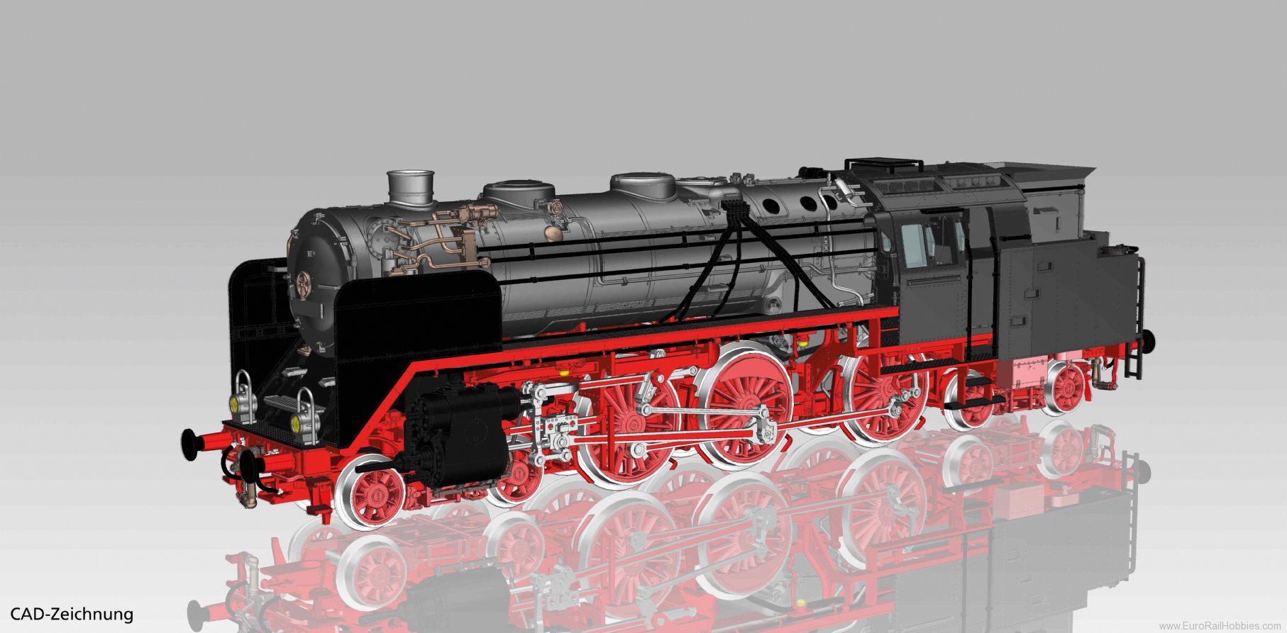 Piko 47140 TT steam locomotive BR 62 DR III
