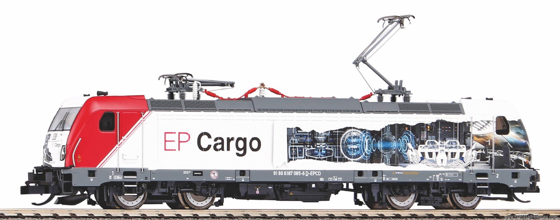 Piko 47800 TT electric locomotive BR 187 EP Cargo VI