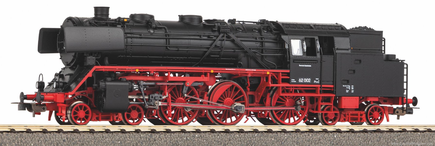 Piko 50702 Sound steam locomotive BR 62 DB III, includin