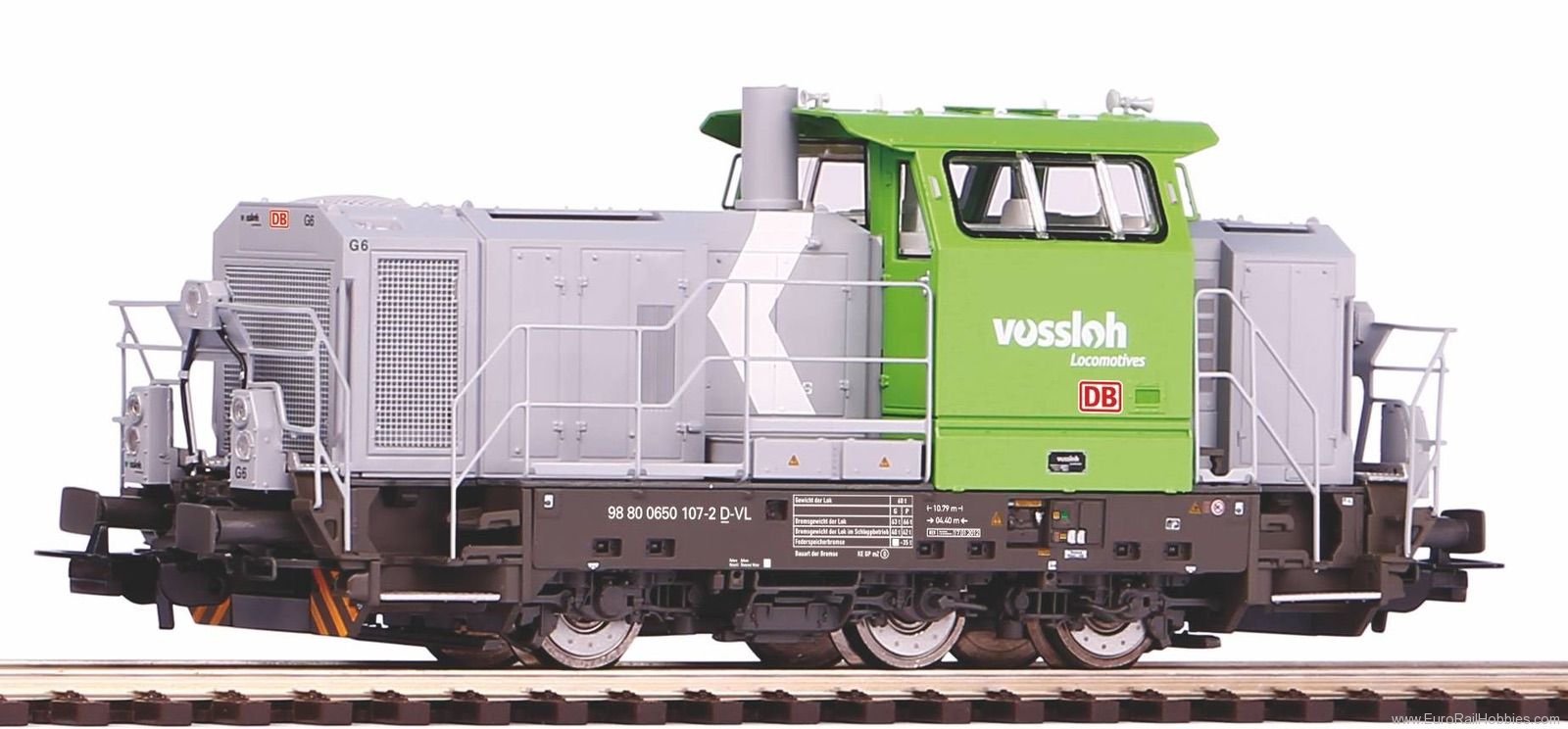 Piko 52670 Diesel Locomotive Vossloh G6 DB AG VI (CUMMIN