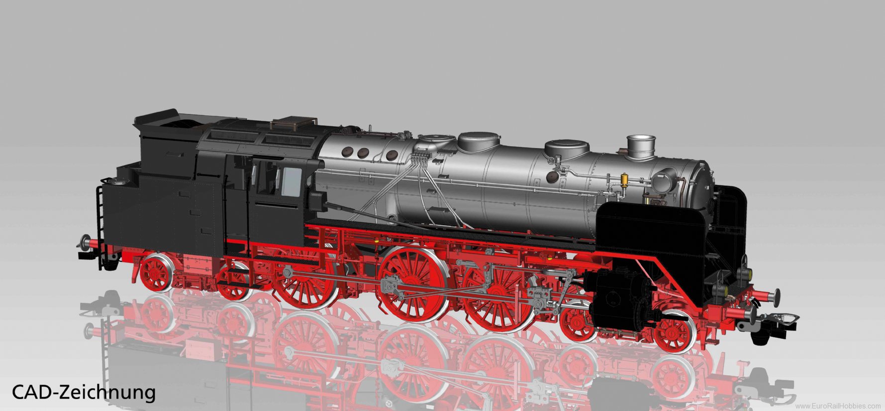 Piko 55926 Sound steam locomotive BR 62 DR III, includin