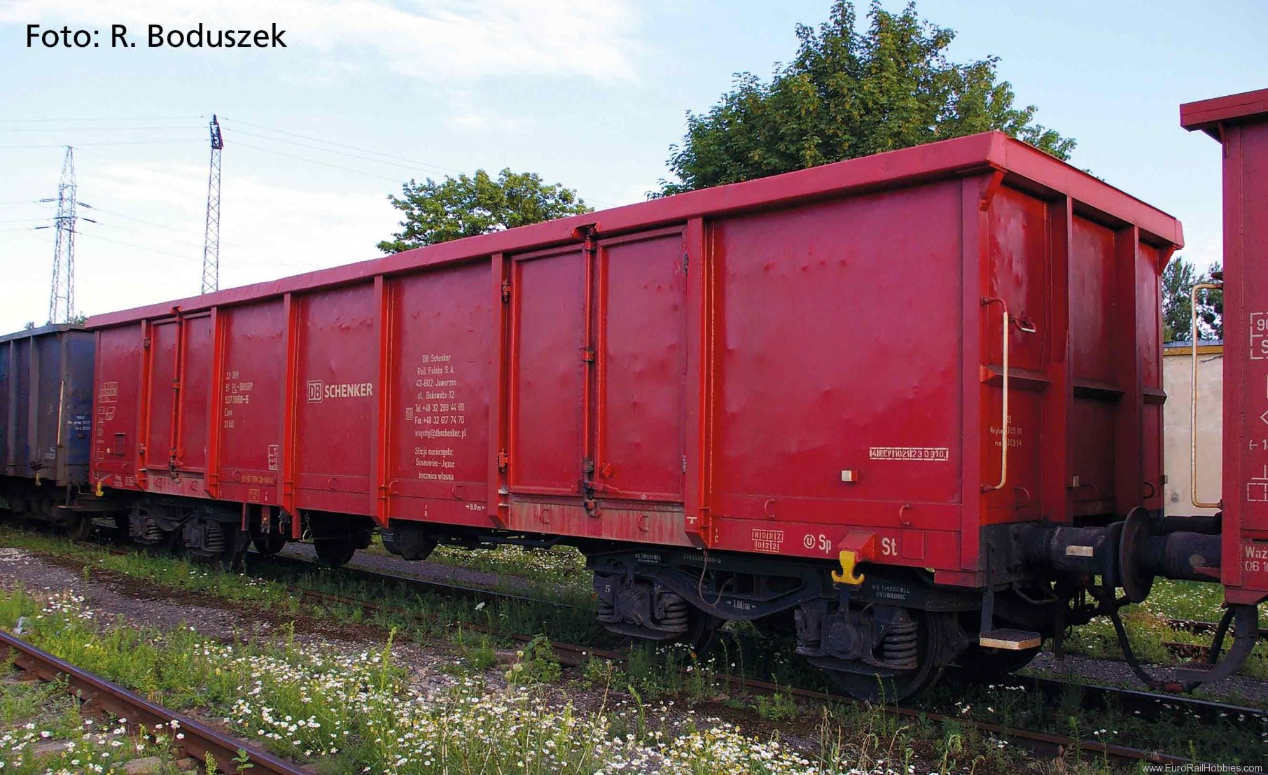 Piko 58280 Set of 2 open freight wagons Eaos DB Schenker
