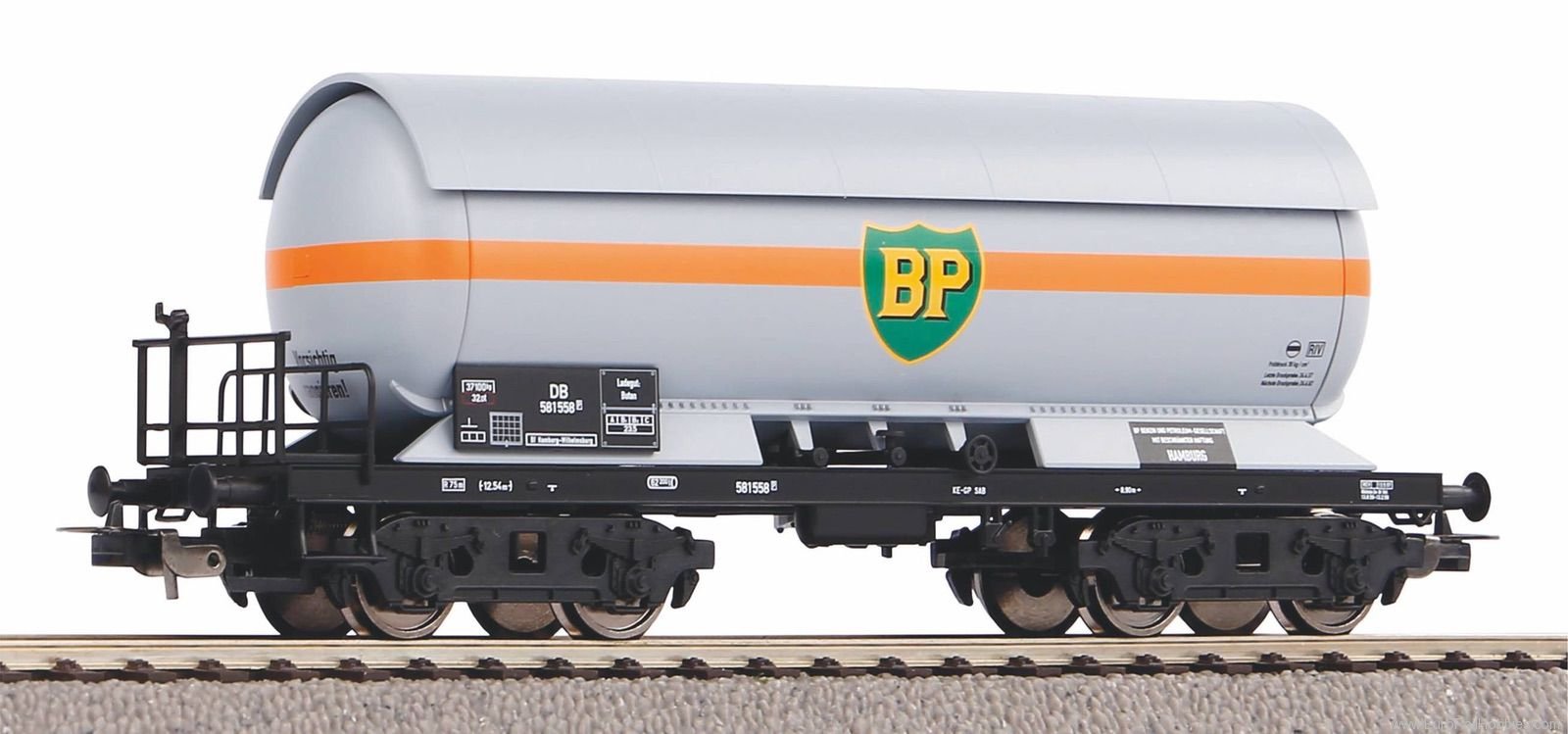 Piko 58990 BP DB III pressurized gas tank car (Piko Expe