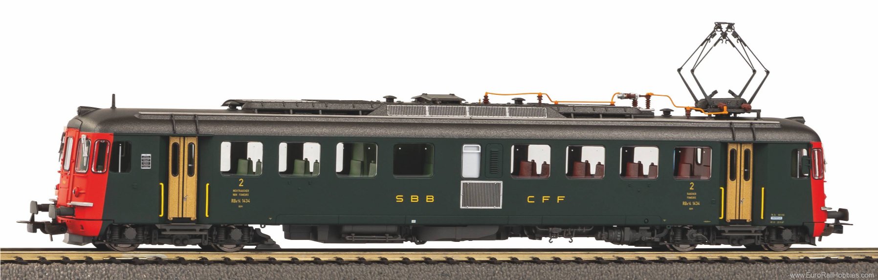 Piko 96823 Railcar RBe 4/4 SBB IV, incl. PIKO sound deco