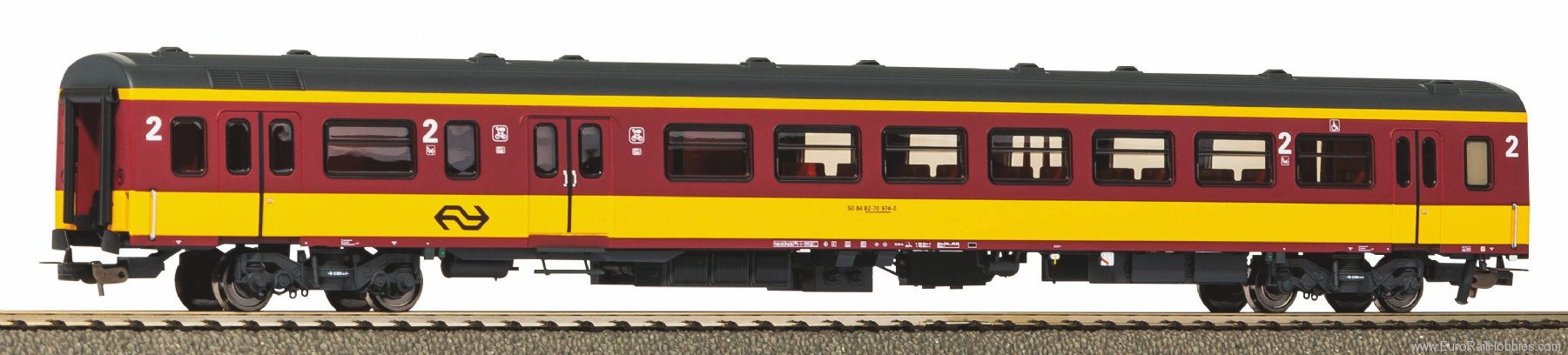 Piko 97644 2nd class ICR passenger coach with luggage co