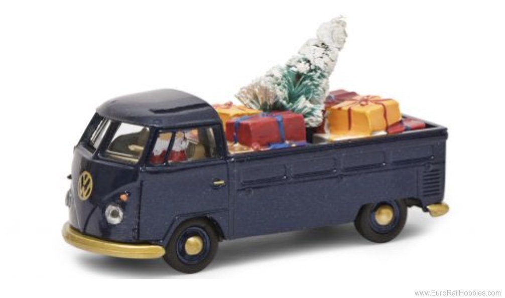 Schuco 452673400 Volkswagen T1 Flatbed Vehicle Christmas