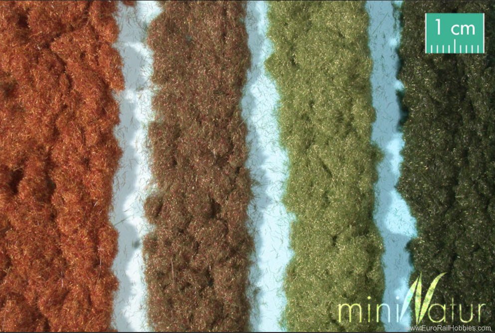 Silhouette Silflor MiniNatur 001-08 Gras-Flock, 0,5 mm, Brown (100 g)