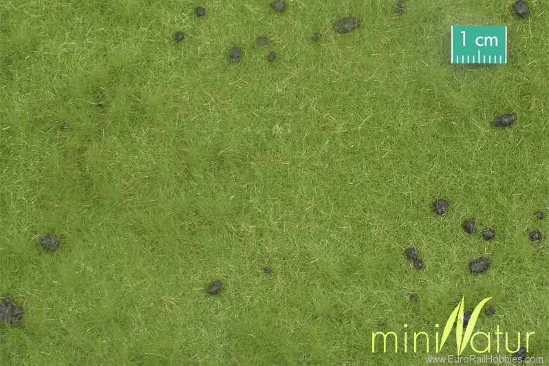 Silhouette Silflor MiniNatur 714-21H Cattle pasture with mole hills, Spring (50x31