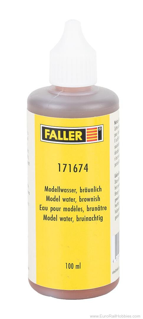 Faller 171674 Model water, brownish, 100 ml