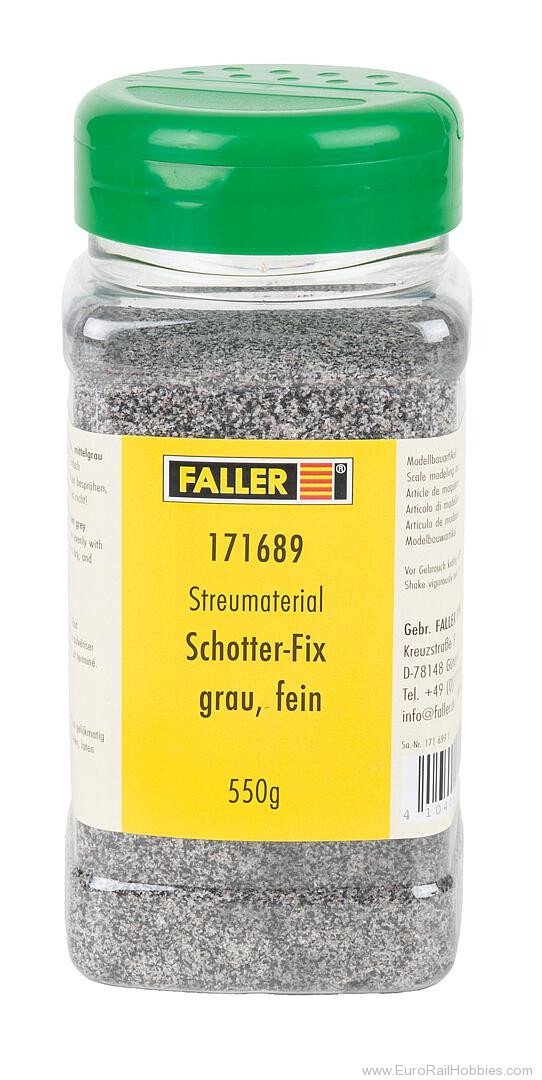 Faller 171689 Spreading material Gravel-Fix, grey, fine, 55