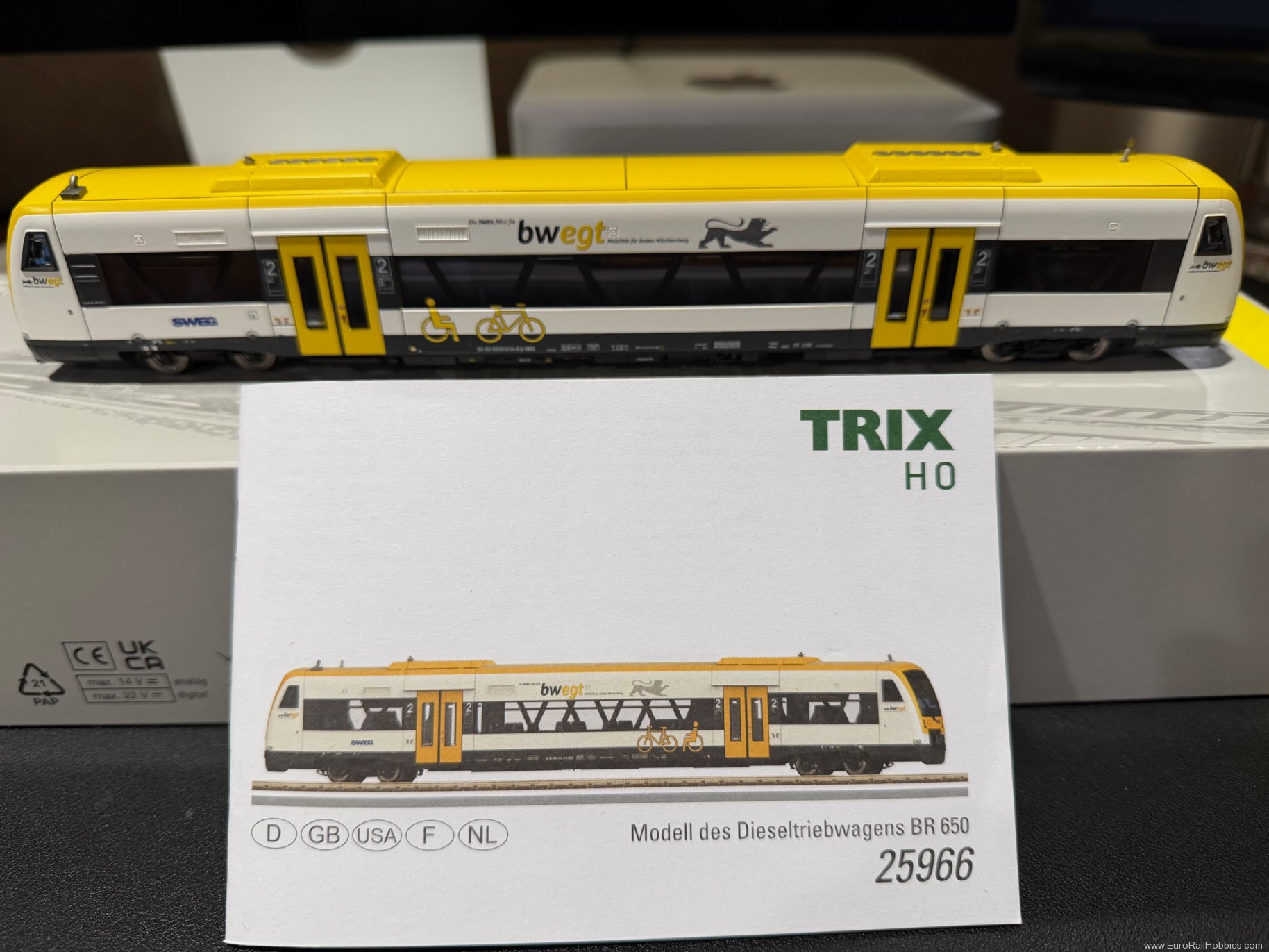 Pre-Owned & Collectibles -AN-T25966 Never Used - SWEG Regio Shuttle RS1 Class 650