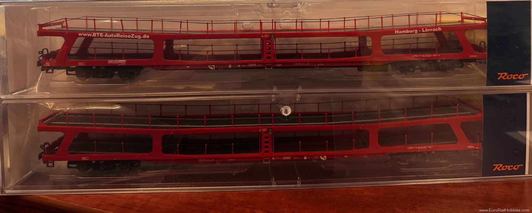 Pre-Owned & Collectibles -AS-R-77047 2nd Hand -Roco 2-piece set: Car transport Wag
