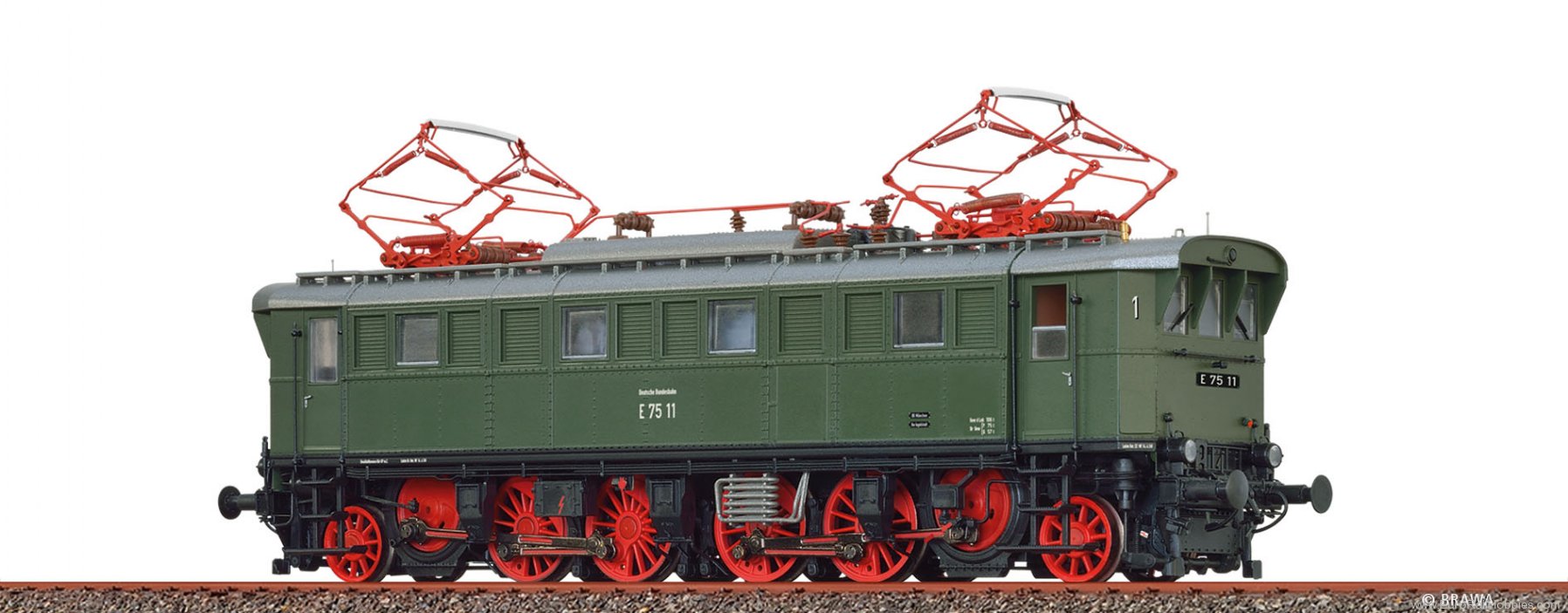 Brawa 43248 BRAWA DB BR E75 Electric Locomotive