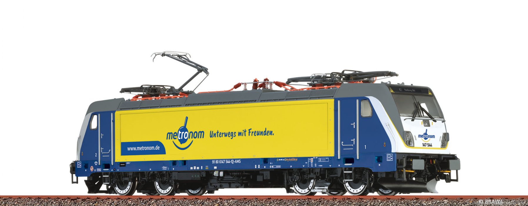 Brawa 43838 BRAWA TRAXX Electric Locomotive BR 147 Metron