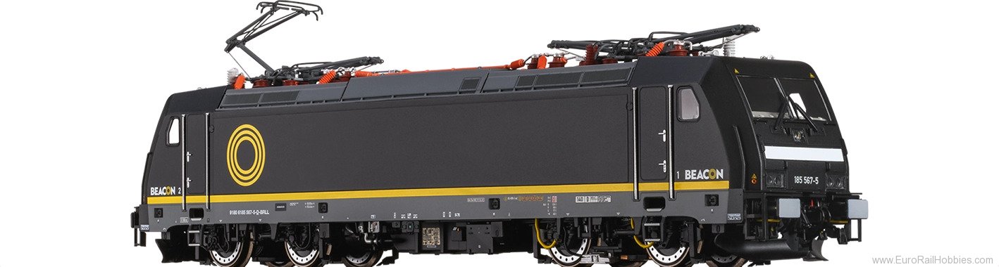 Brawa 43849 BRAWA BR 185.5 TRAXX BEACON Electric Locomoti